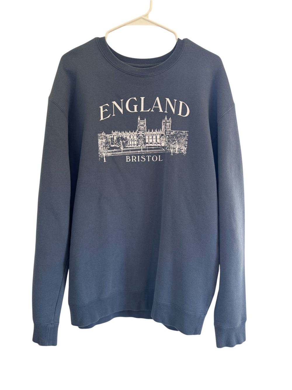 England Bristol Graphic Crewneck Sweater - Navy